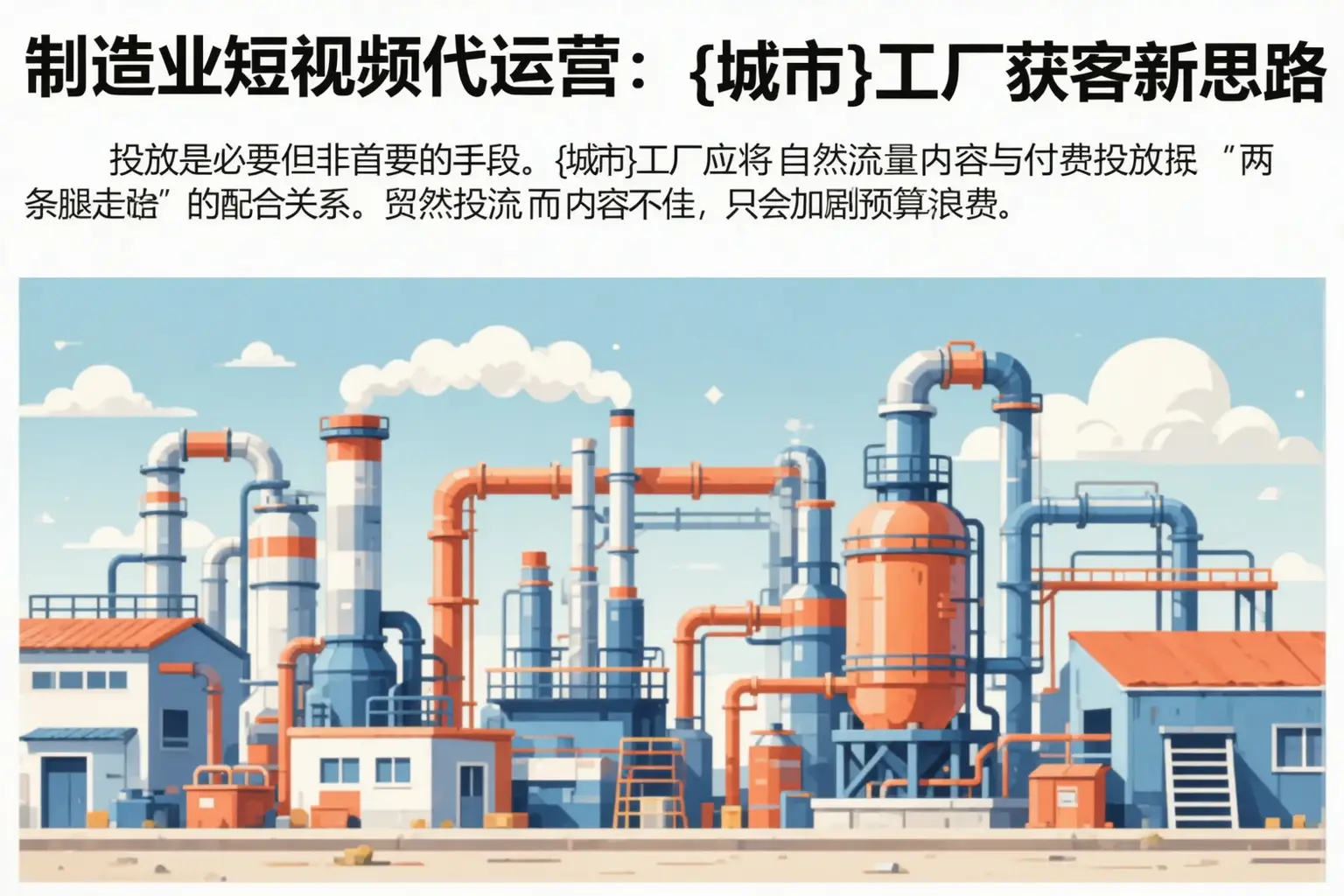 制造业短视频代运营：靖江工厂获客新思路