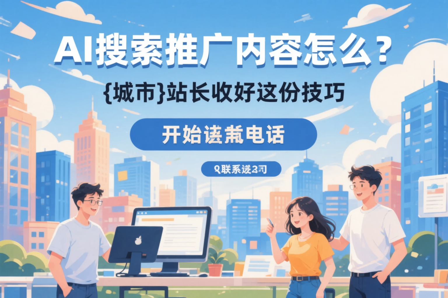 AI搜索推广内容怎么写？靖江站长收好这份技巧